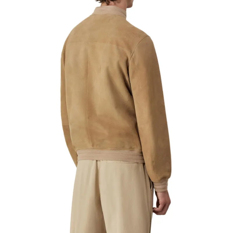 Canali Suede Bomber Jacket-2