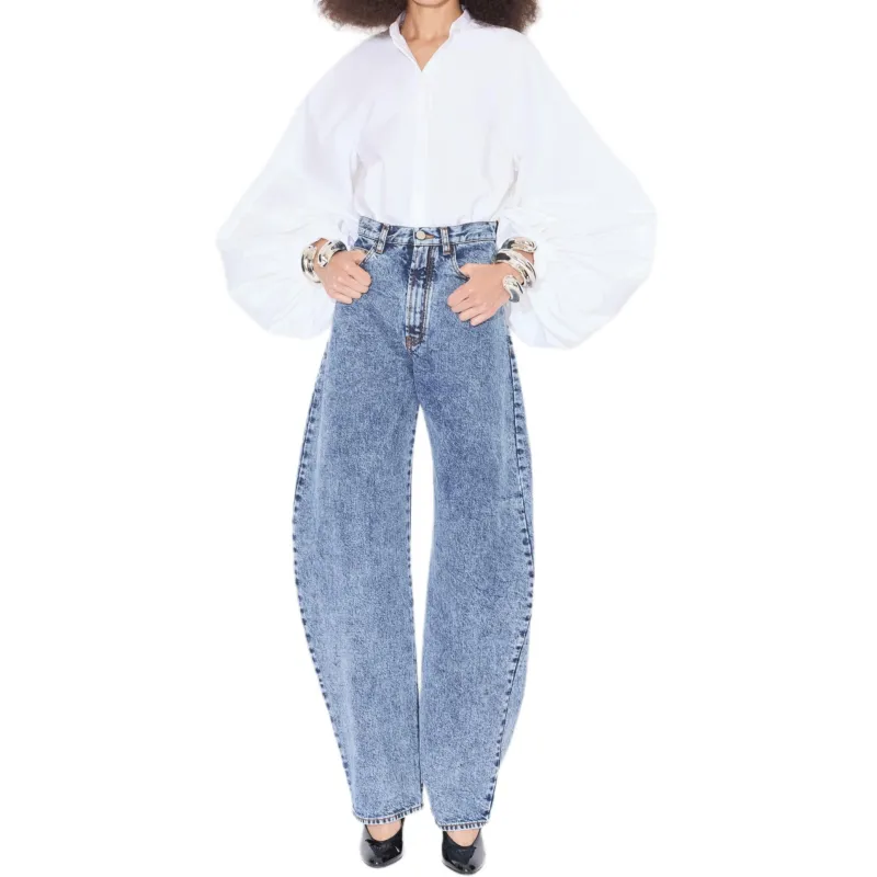 Alaia Poplin Balloon Shirt-1
