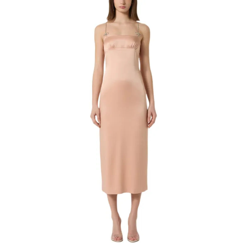 Blumarine Slip Dress Women's Rose Pink-1