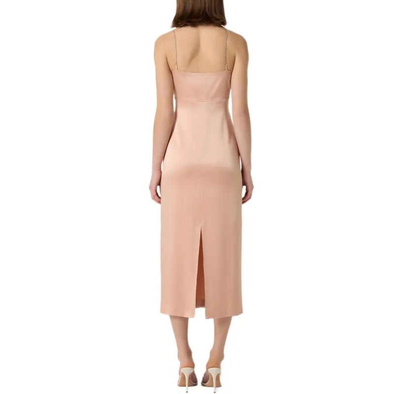 Blumarine Slip Dress Women's Rose Pink-3