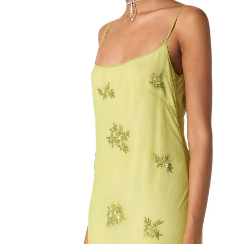 Blumarine Slip Dresses Women's Yellow-5
