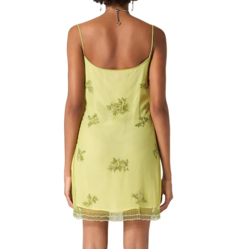 Blumarine Slip Dresses Women's Yellow-3