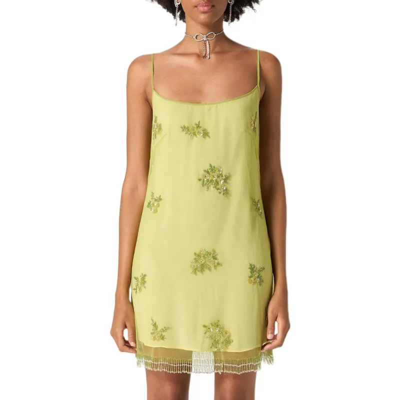 Blumarine Slip Dresses Women's Yellow-2