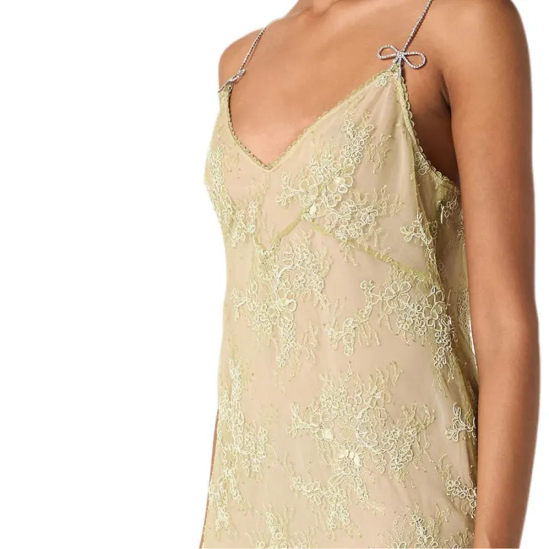 Blumarine Corded lace Mini Dress-4