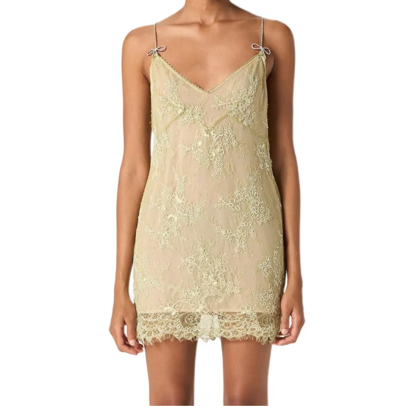 Blumarine Corded lace Mini Dress-1