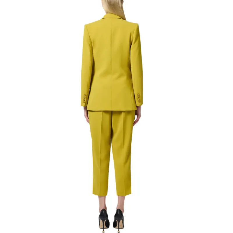 Elisabetta Franchi Logo Decoration Crêpe Suit-1