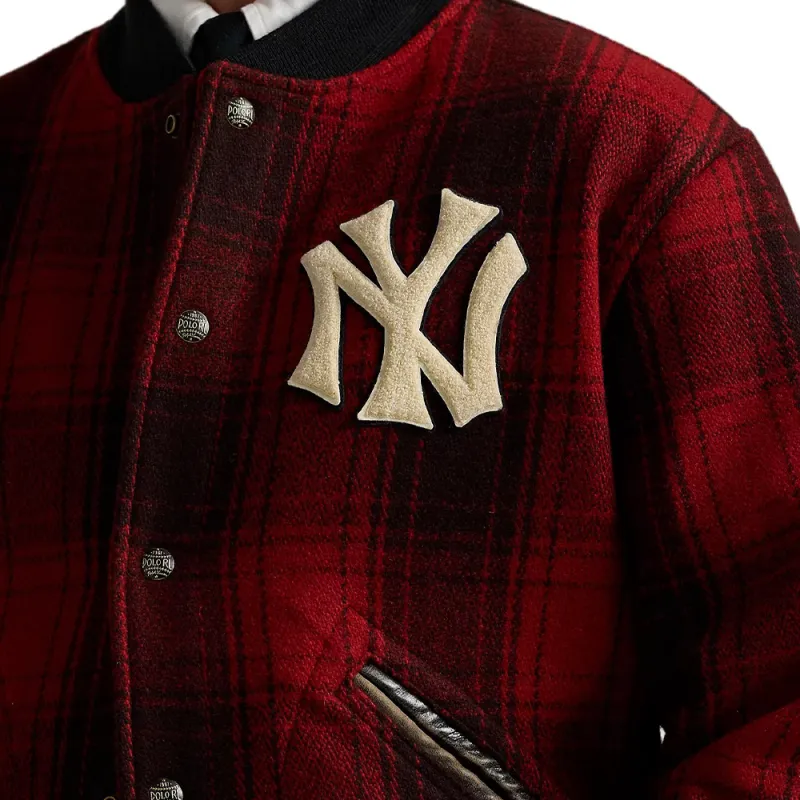 Polo Ralph Lauren x MLB FW24 Jackets Coats Men's Black Red-5