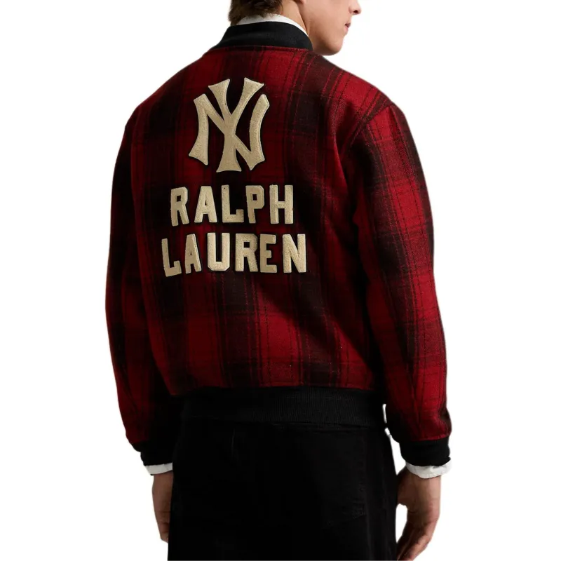 Polo Ralph Lauren x MLB FW24 Jackets Coats Men's Black Red-3