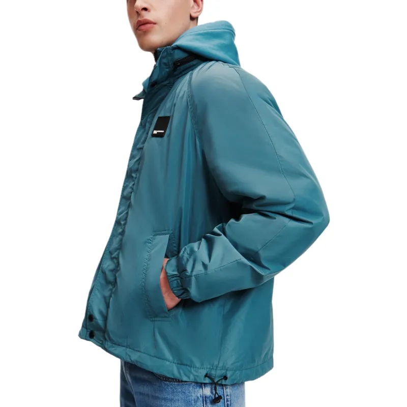 KARL LAGERFELD FW24 Jackets Coats Men's Blue-4
