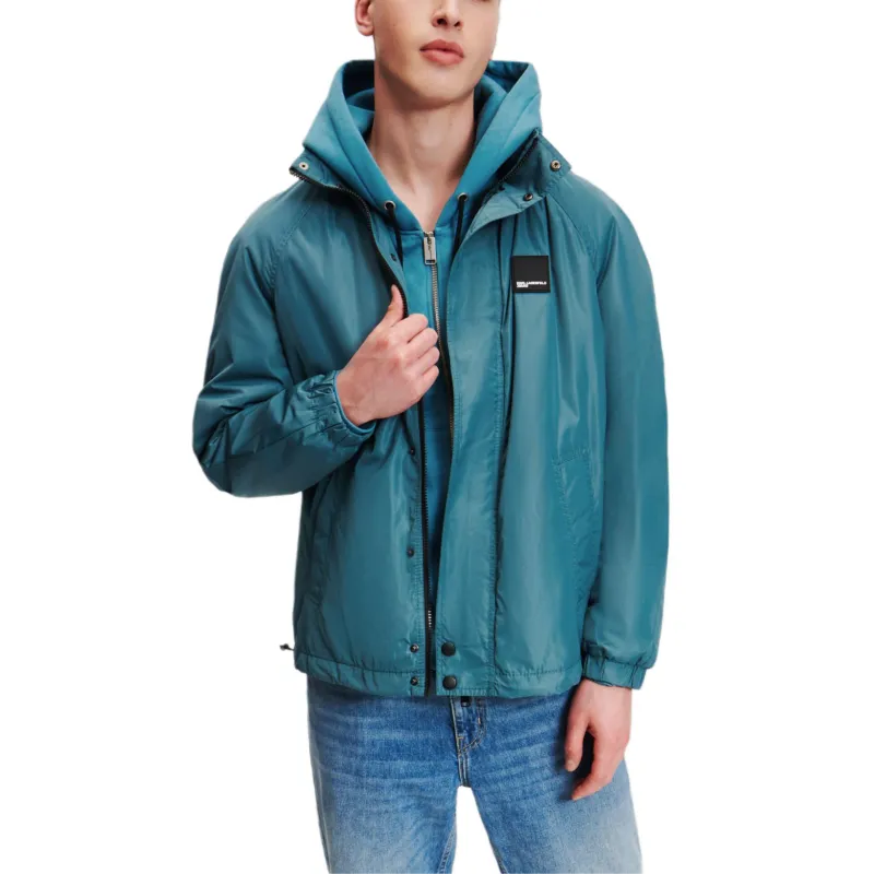 KARL LAGERFELD FW24 Jackets Coats Men's Blue-2