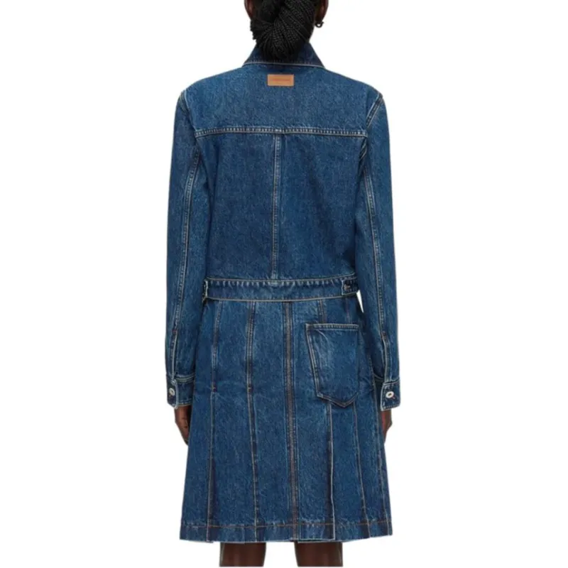 FERRAGAMO FW24 Denim Jacket Women's Blue-3