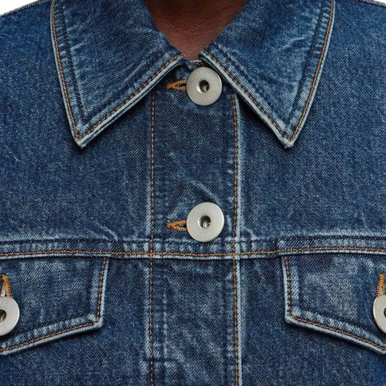 FERRAGAMO FW24 Denim Jacket Women's Blue-5