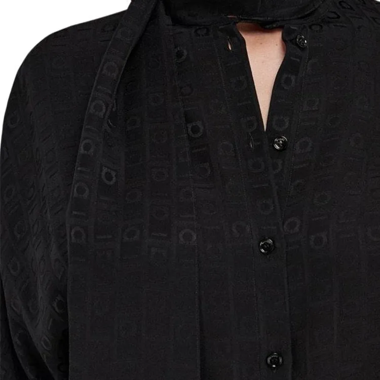 Ferragamo Sash Collar Blouse-7