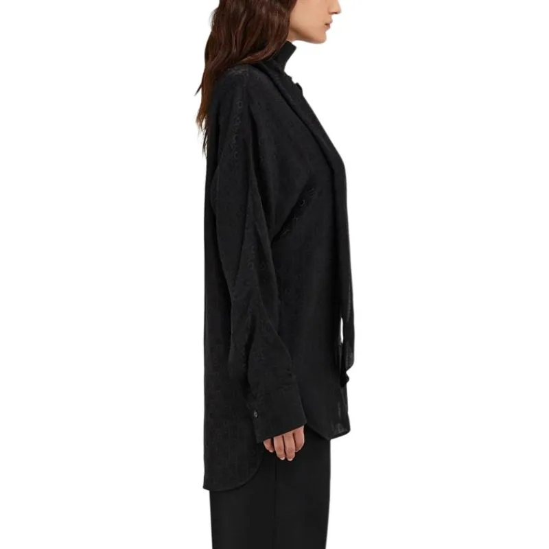 Ferragamo Sash Collar Blouse-5