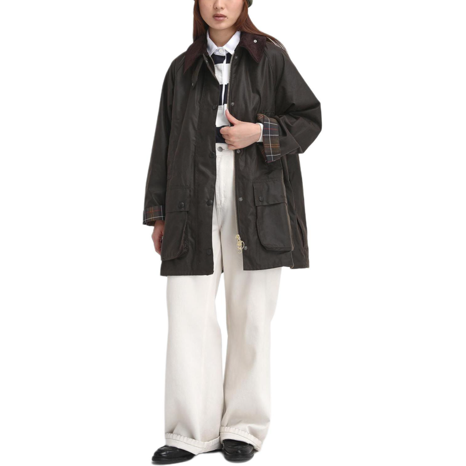 Barbour◇バブアークラシックビデイルワックス/ブルゾン/42