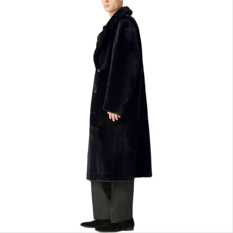 Loro Piana FW24 Coats Men's Black-4