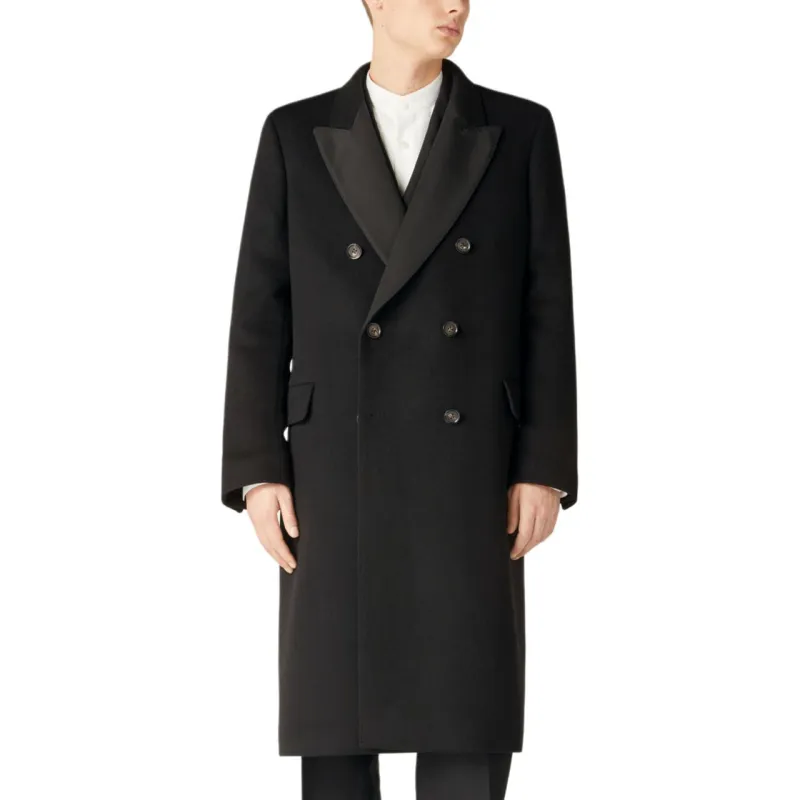 Loro Piana FW24 Coats Men's Black-3