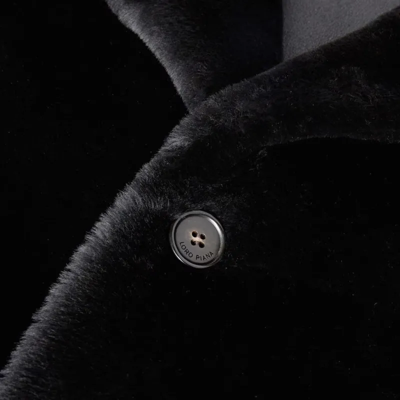 Loro Piana FW24 Coats Men's Black-5