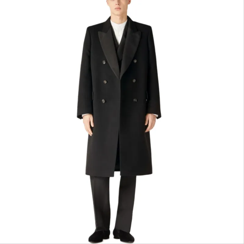 Loro Piana FW24 Coats Men's Black-2