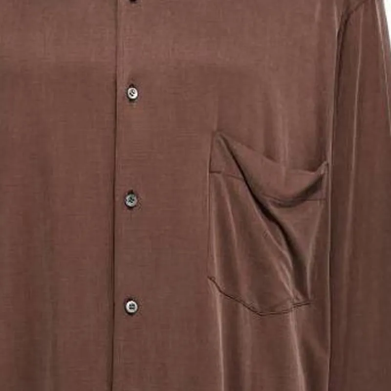 Magliano Braided Strap Detailed Spread Collared Shirt-4