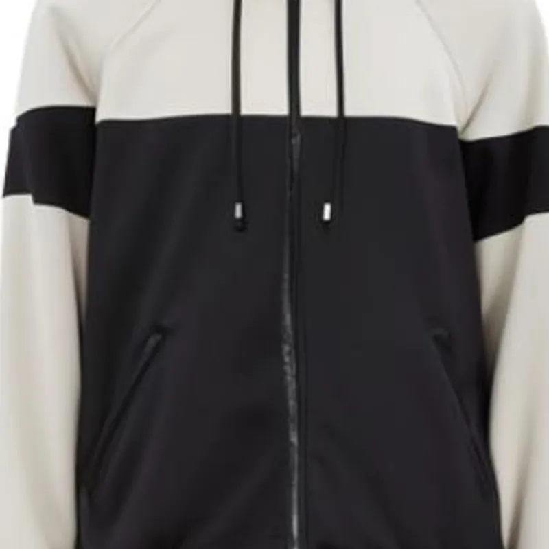 SAINT LAURENT Panelled Hooded Jacket-6