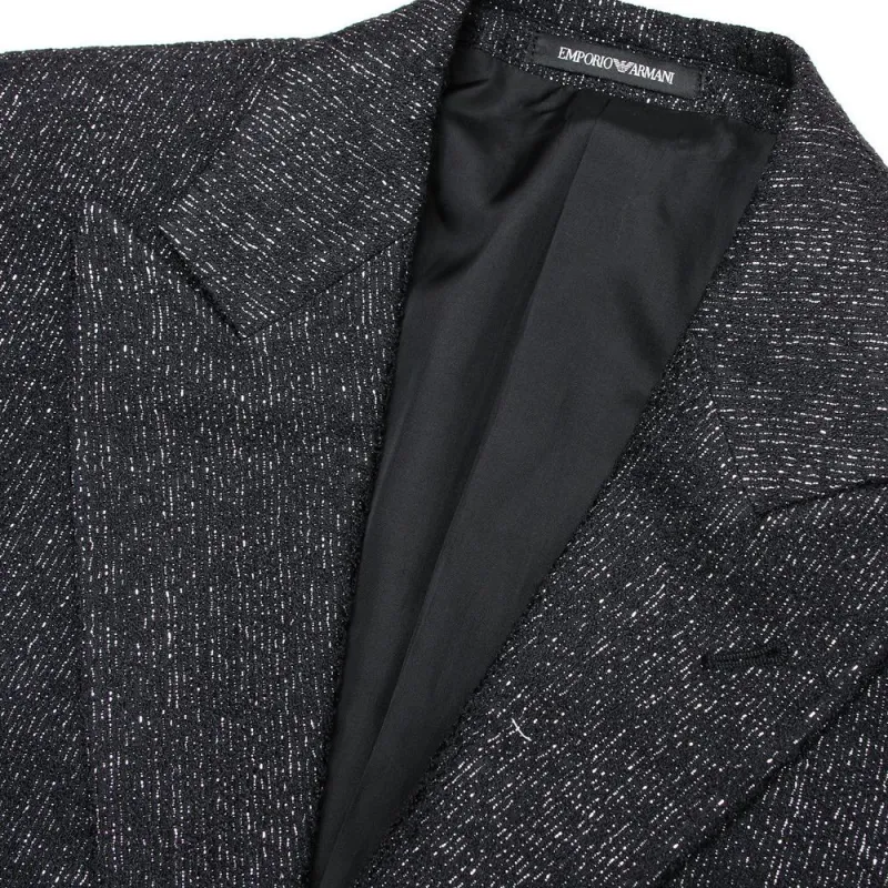 EMPORIO ARMANI Business Suit Coat Men's Black-7