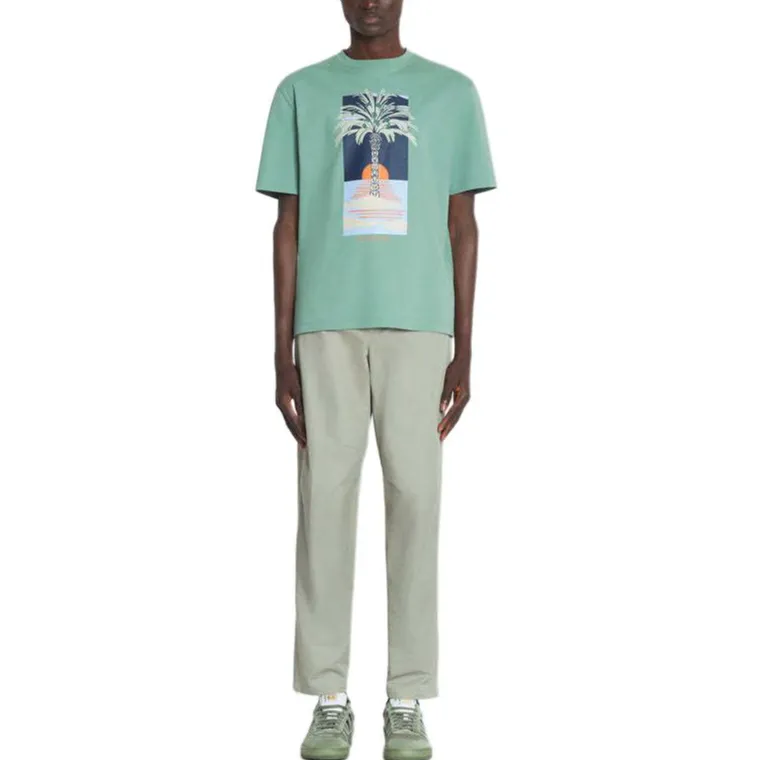 Lanvin Graphic Printed Crewneck T Shirt-1