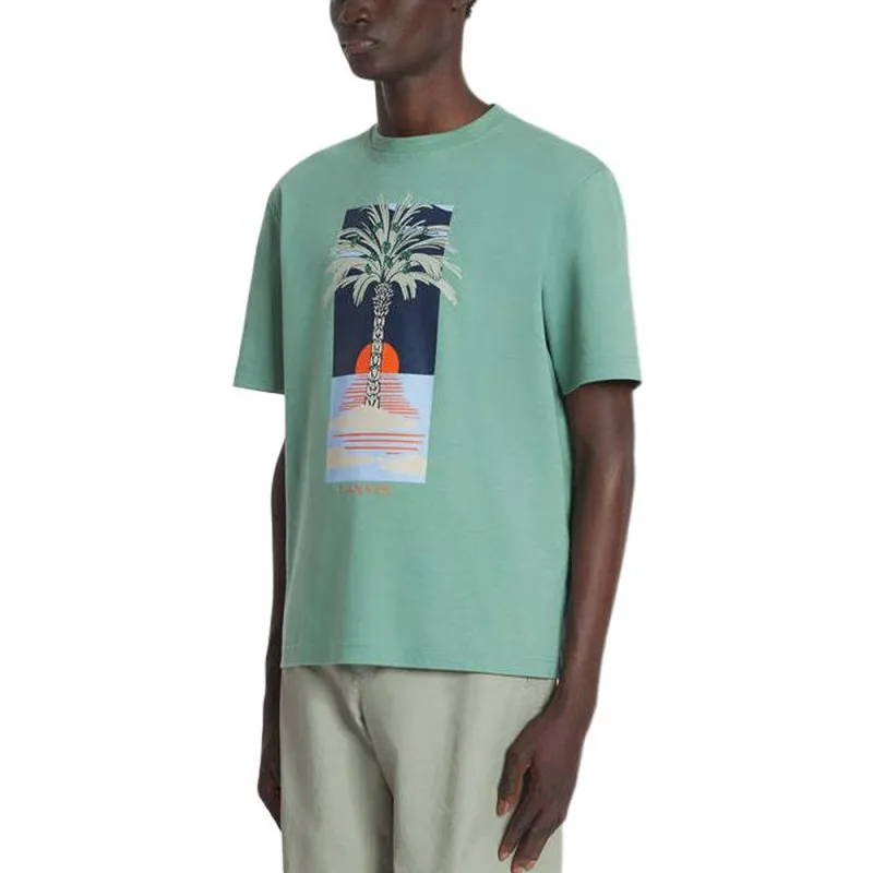 Lanvin Graphic Printed Crewneck T Shirt-3