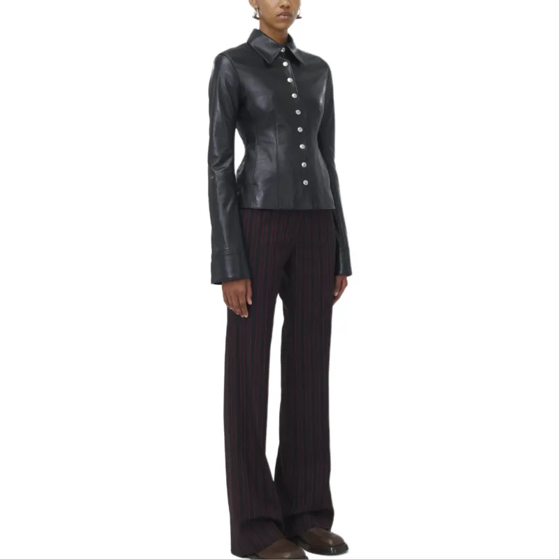 McQ Alexander McQueen Leather Shirt-2