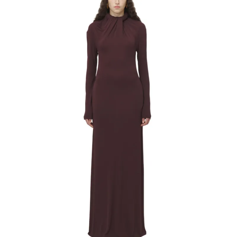 McQ Alexander McQueen Long Sleeved Dress Women's Red-1