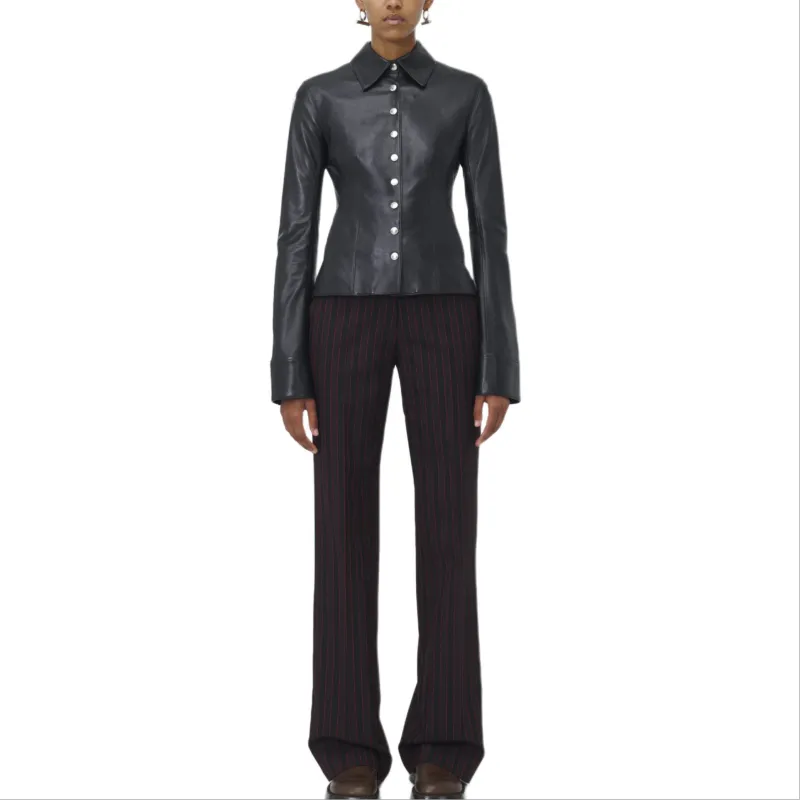 McQ Alexander McQueen Leather Shirt-1