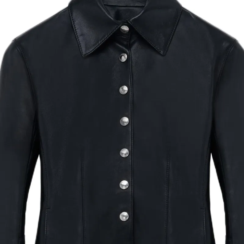McQ Alexander McQueen Leather Shirt-5