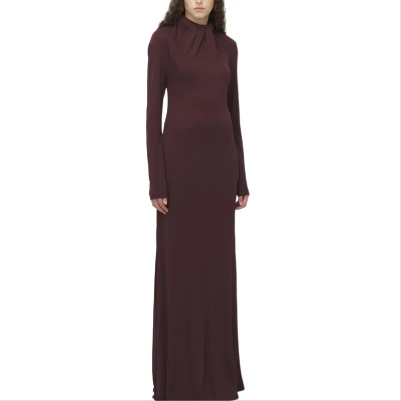 McQ Alexander McQueen Long Sleeved Dress Women's Red-3