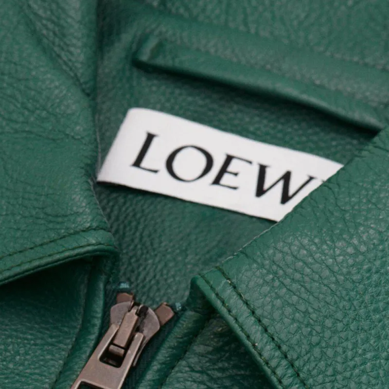 LOEWE FW24 Jackets Coats Men's Green-4