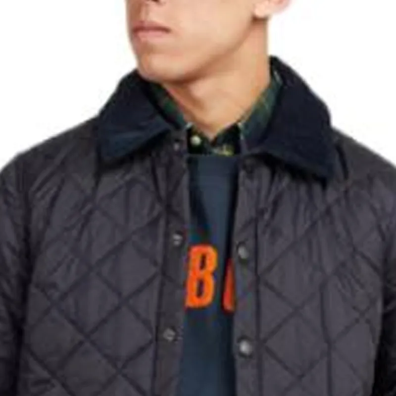 BARBOUR Puffer Jackets Men Dark Blue-4