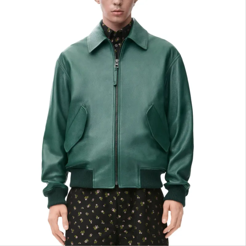 LOEWE FW24 Jackets Coats Men's Green-2