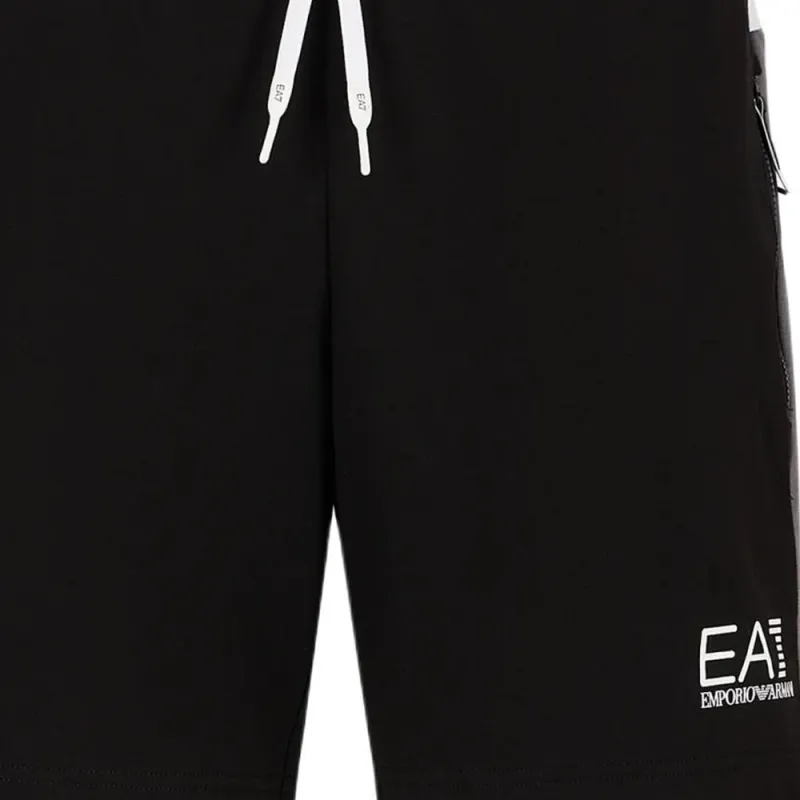 EMPORIO ARMANI EA7 SS24 Casual Shorts Men's Black-3
