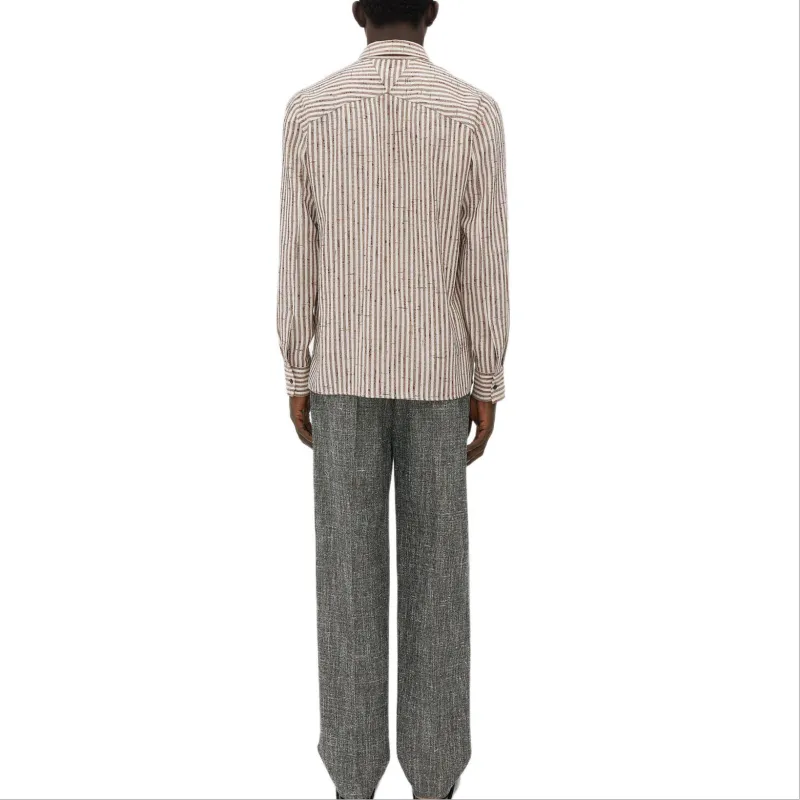 Bottega Veneta Long Sleeved Striped Shirt-3
