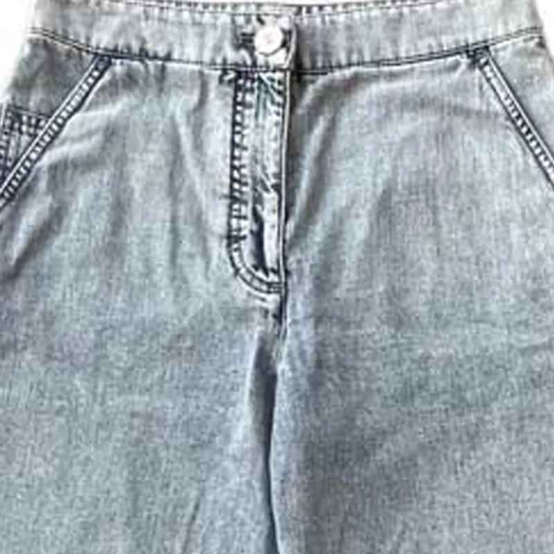 CHANEL Jeans Women's Light Blue-3