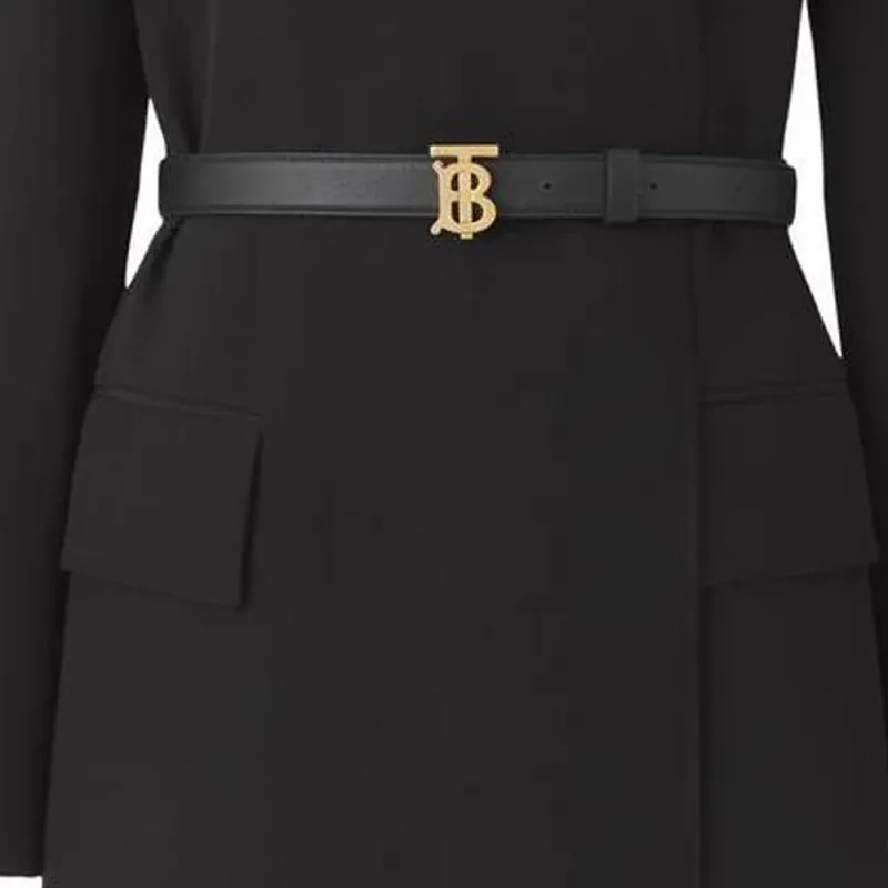 Burberry Trench Coats Women's Black-5