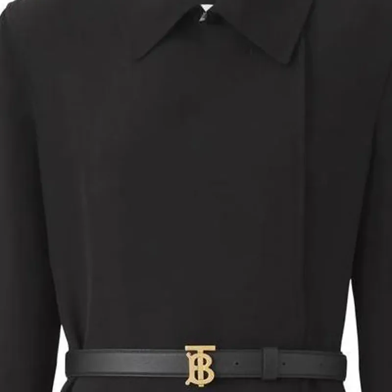 Burberry Trench Coats Women's Black-4