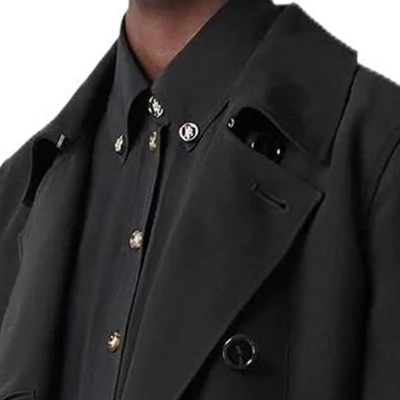 Burberry Trench Coats Women's Black-7