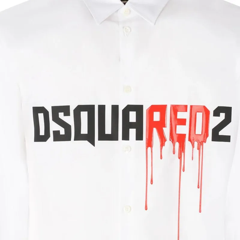 DSQUARED 2 Horror Logo Shirt-4