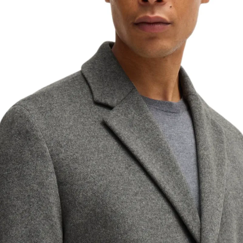 HUGO BOSS Single breasted Wool Coat-5