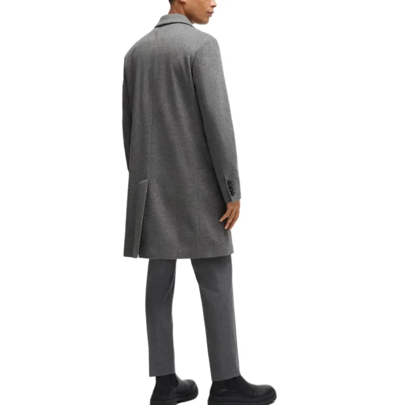HUGO BOSS Single breasted Wool Coat-3