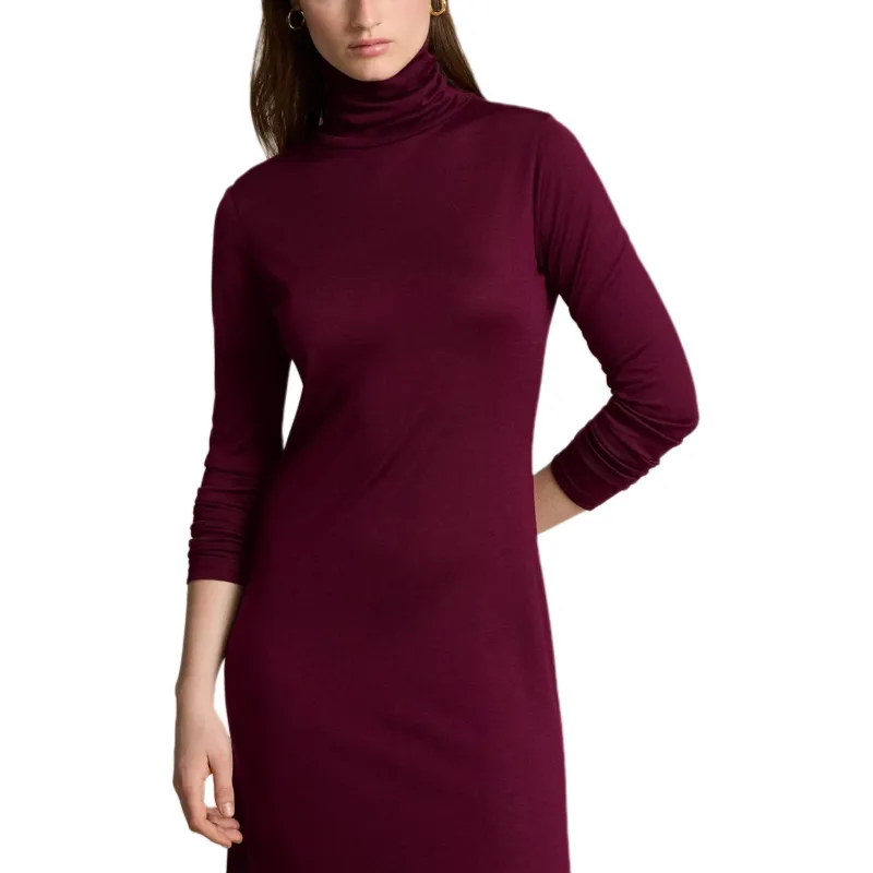 Polo Ralph Lauren Long-Sleeved Dresses Women's Purple-3