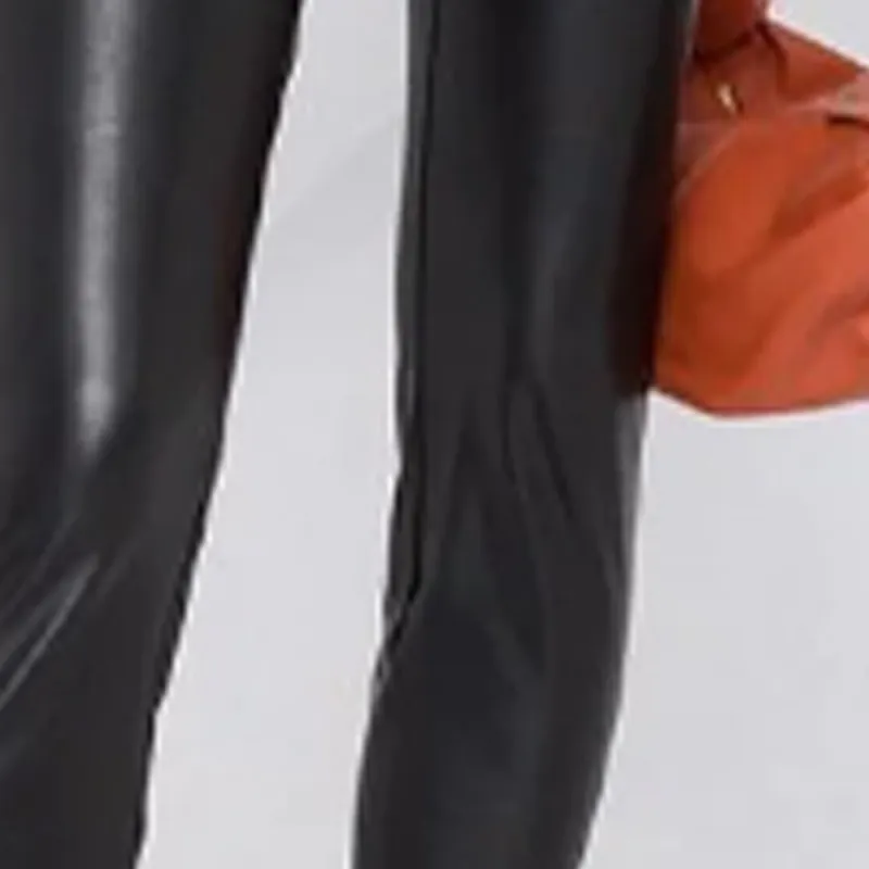 MICHAEL KORS Faux Leather Leggings-5