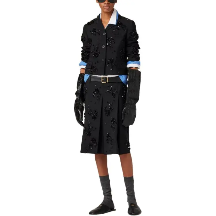 MIU MIU Jackets & Coats Women's Black-2