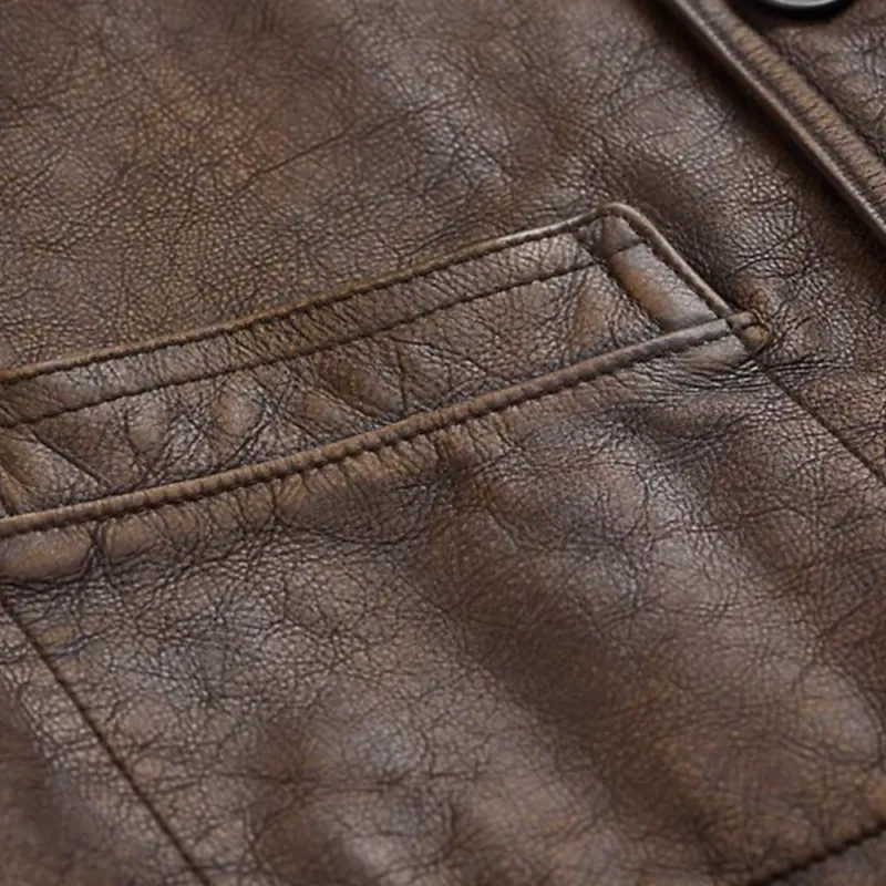 Polo Ralph Lauren Button up Leather Jacket-5