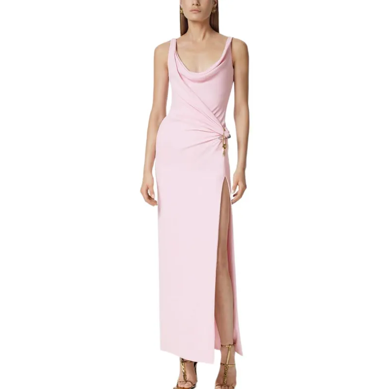 VERSACE Safety Pin Sleeveless Dress-2